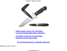 Tablet Screenshot of knifecollector.net